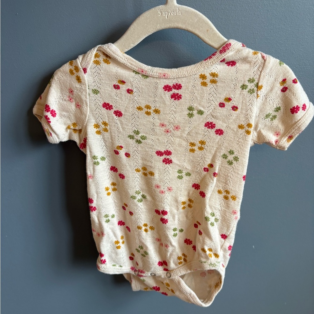 Kate Quinn Floral Baby Onesie